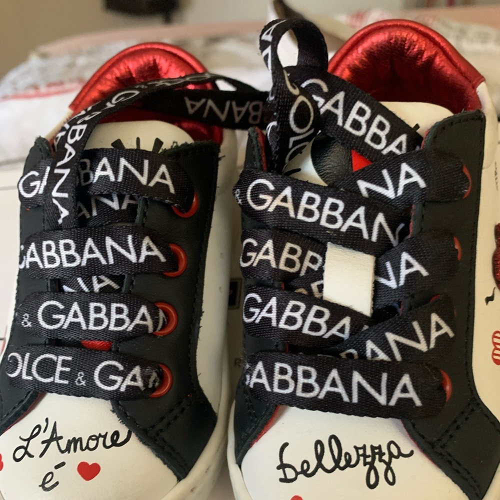 Dolce and Gabbana sneakers for toddler girl
